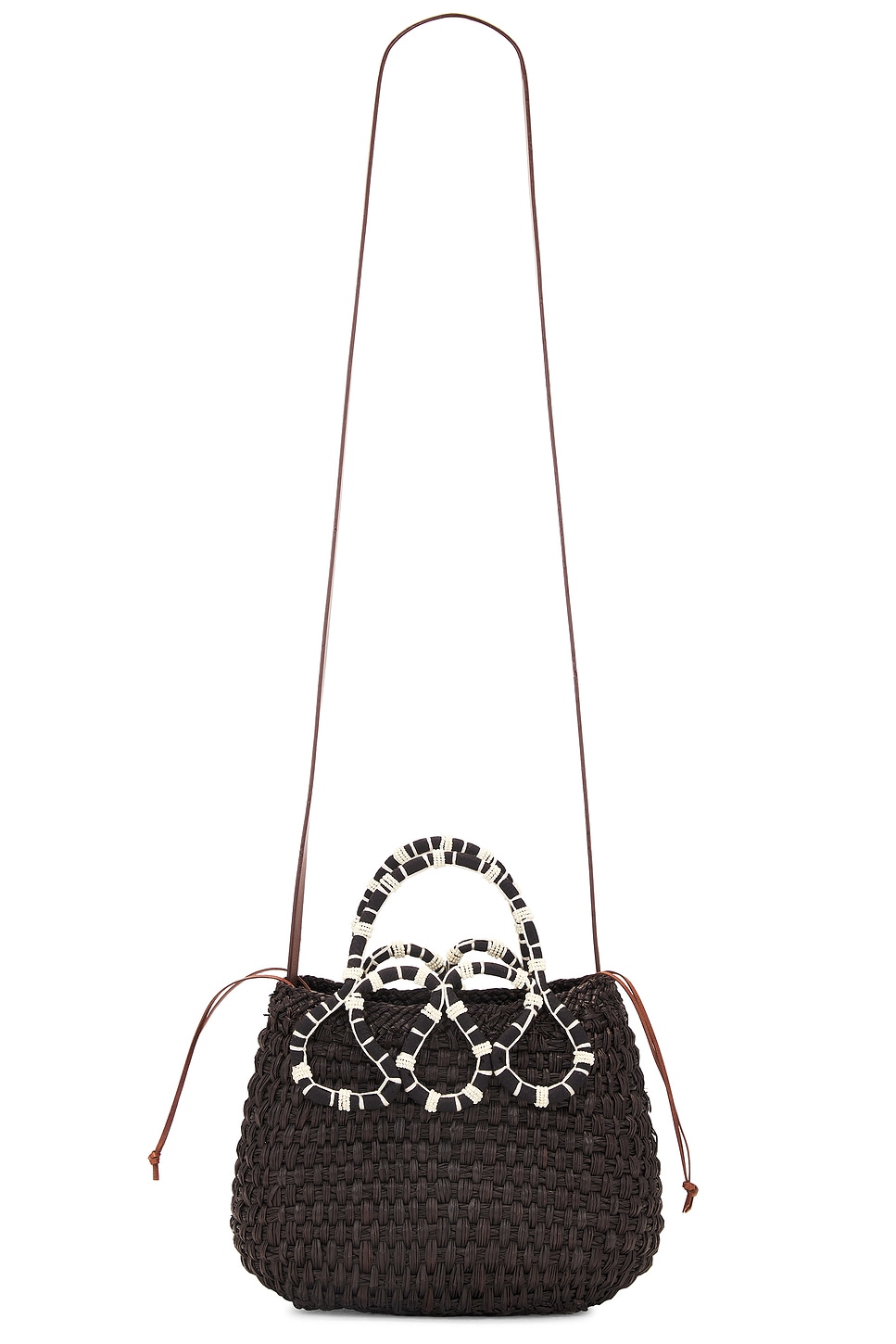 Small Villages Mini Bucket Bag in Black