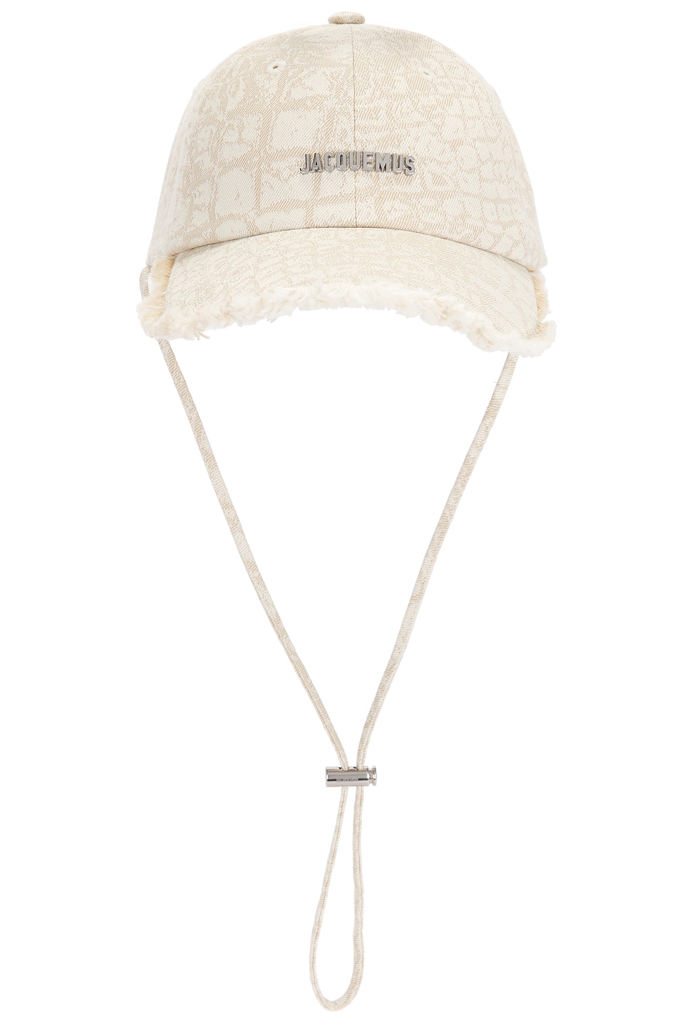 Jacquemus La Casquette Artichaut Cap In Croco Beige