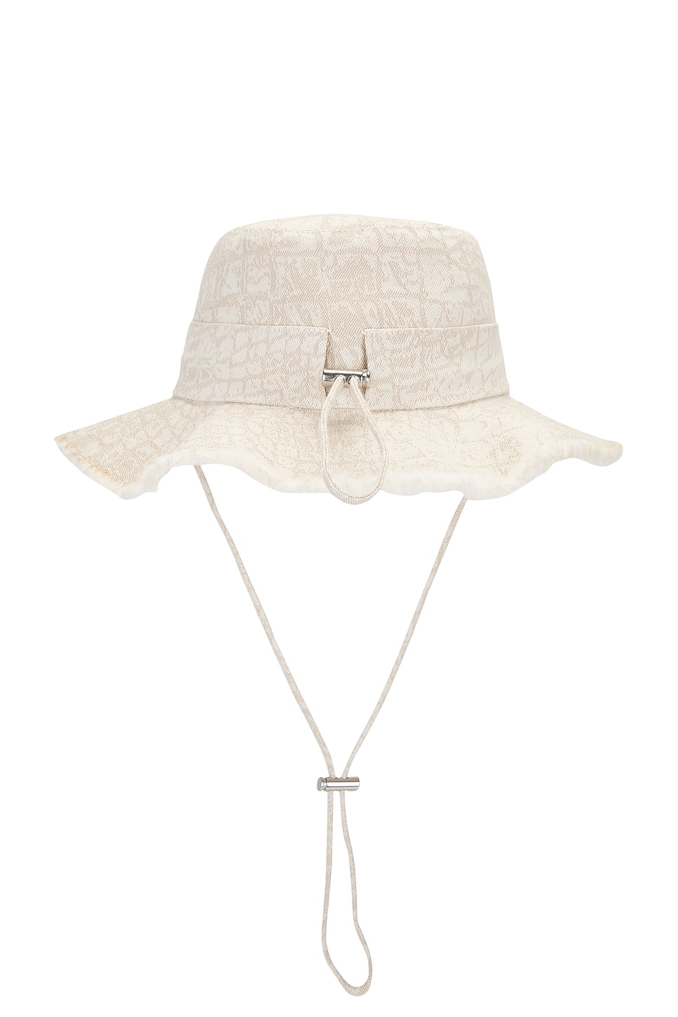 Jacquemus Le Bob Artichaut Bucket Hat In Croco Beige