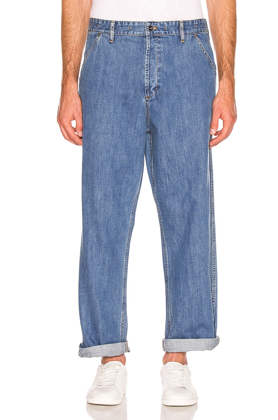 Image 1 of JACQUEMUS Jeans in Stone Washed Blue