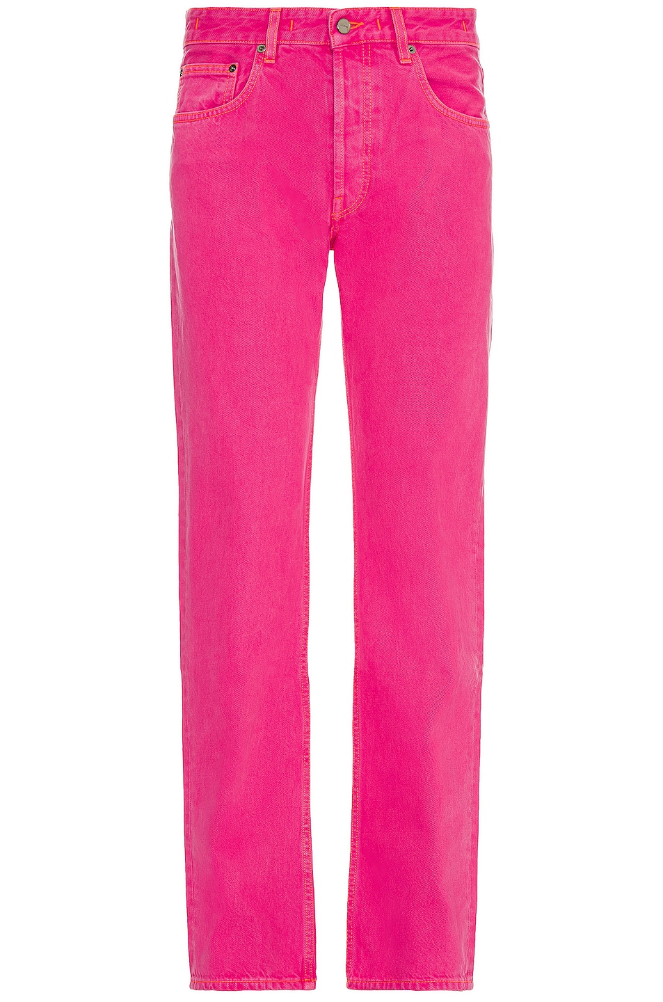 Image 1 of JACQUEMUS Denim Fresa Pants in Pink