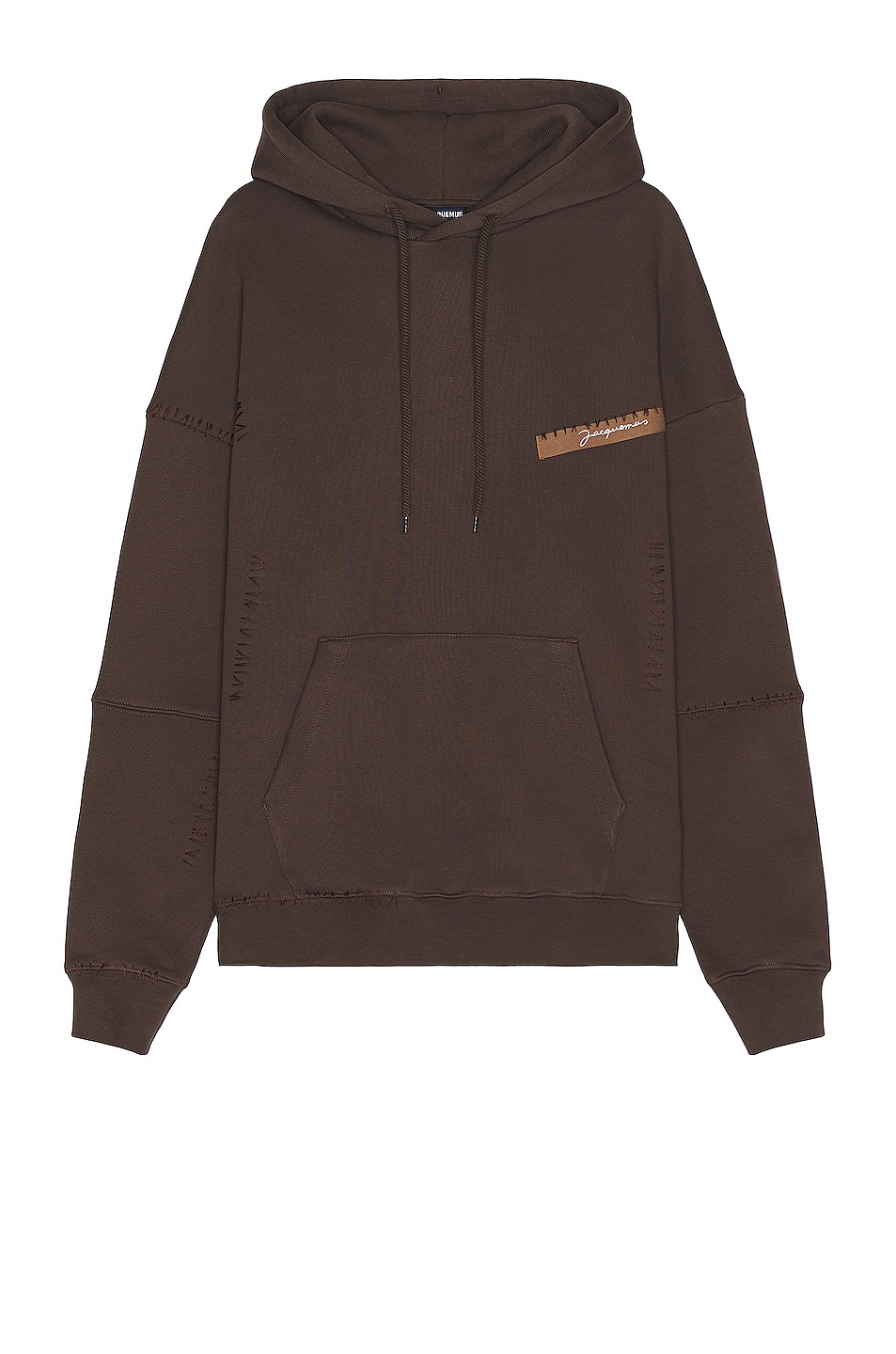 Image 1 of JACQUEMUS Le Sweatshirt Gasta in Dark Brown
