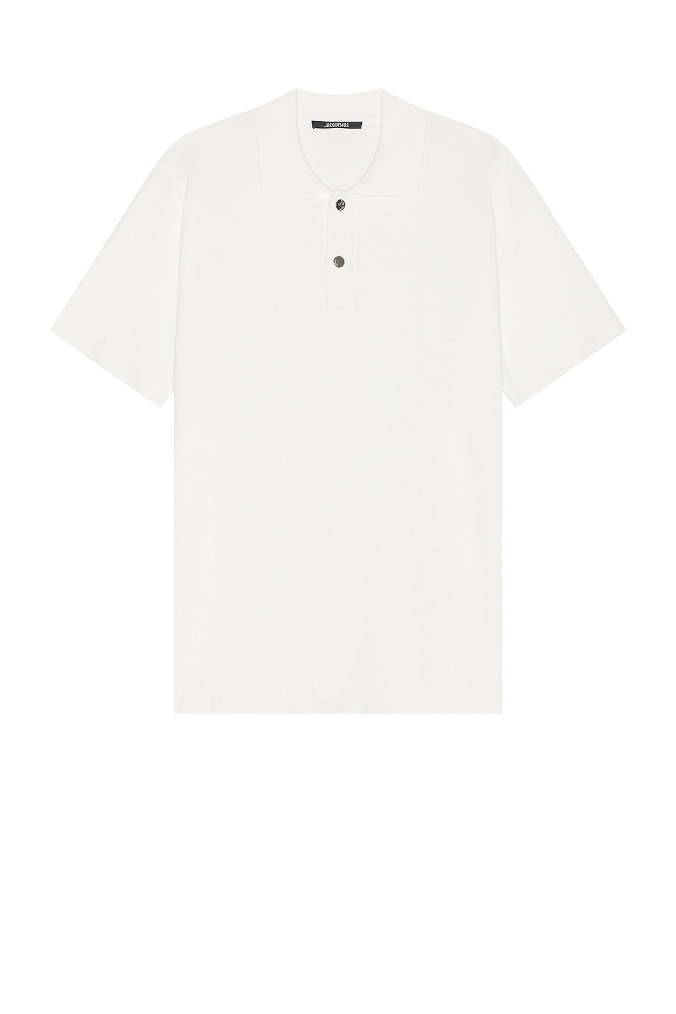 Image 1 of JACQUEMUS Le Polo Maille in Off-White