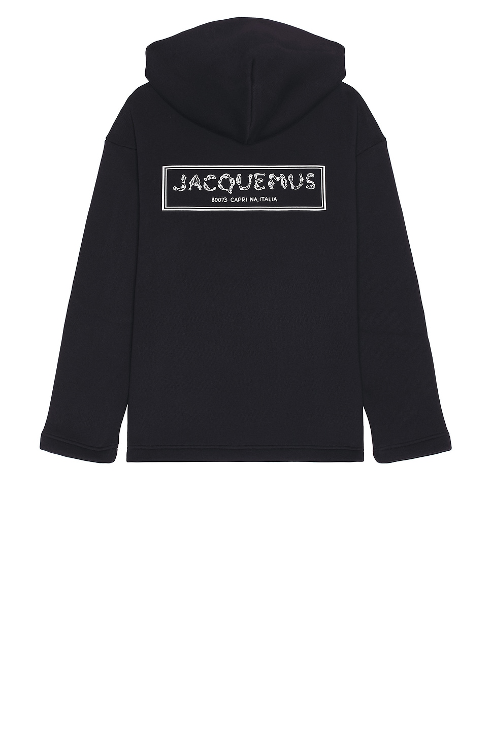 Image 1 of JACQUEMUS Le Hoodie Mervo in Dark Navy