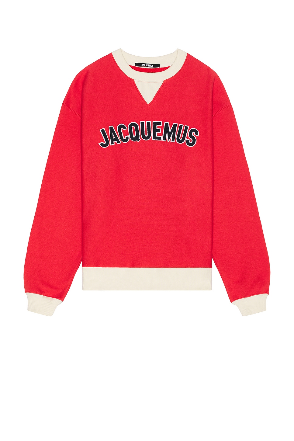 Image 1 of JACQUEMUS Le Sweatshirt Baseball in Multi Red