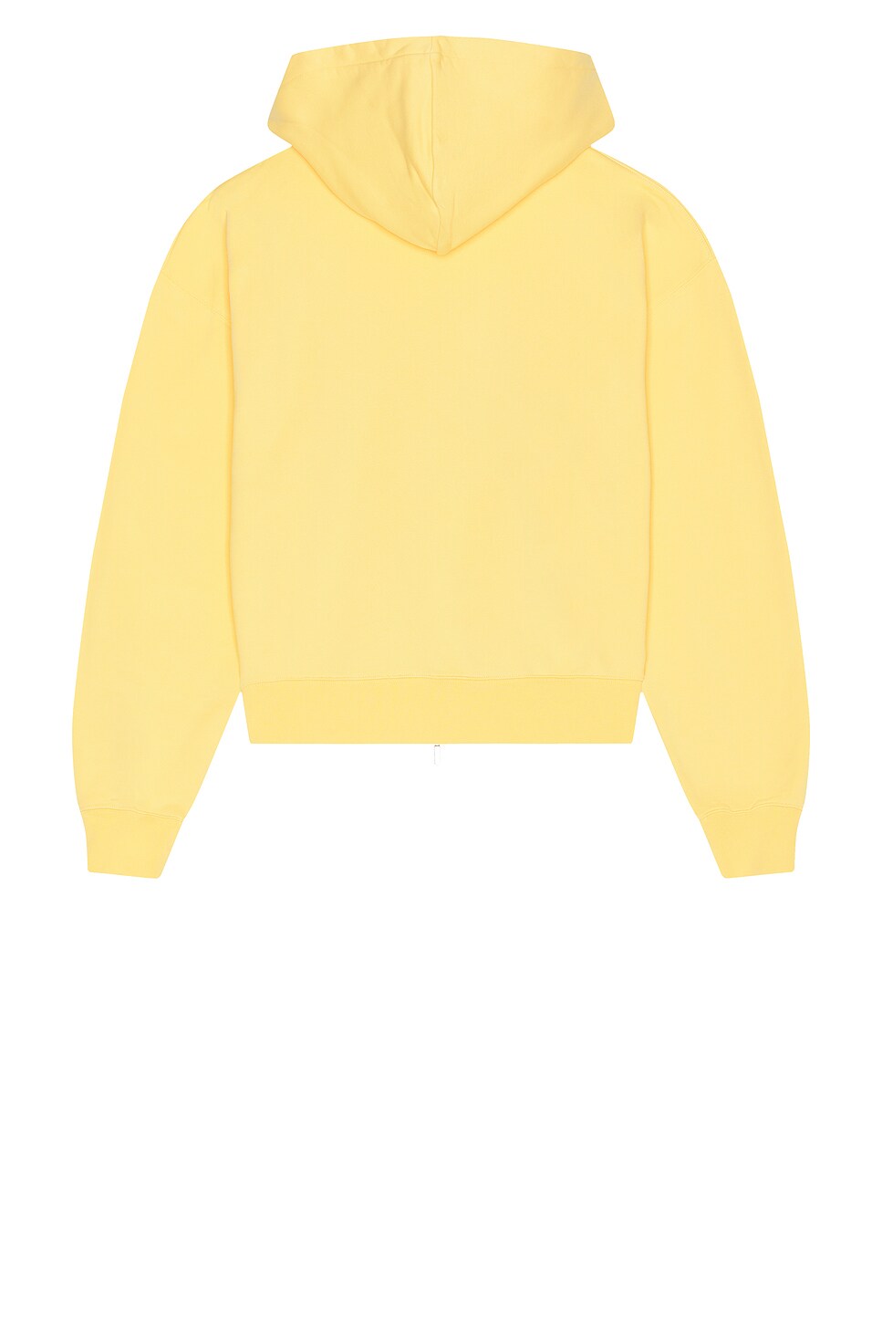 Shop Jacquemus Le Hoodie Zip Gros Grain In Light Beige 2