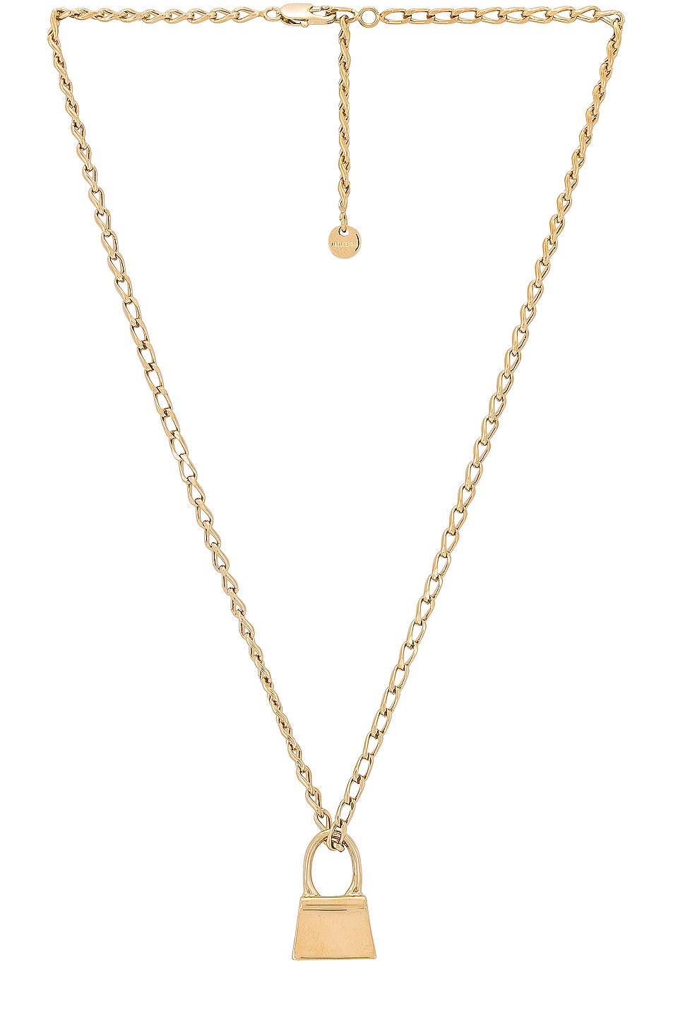 Image 1 of JACQUEMUS Le Collier Chiquito in Light Gold