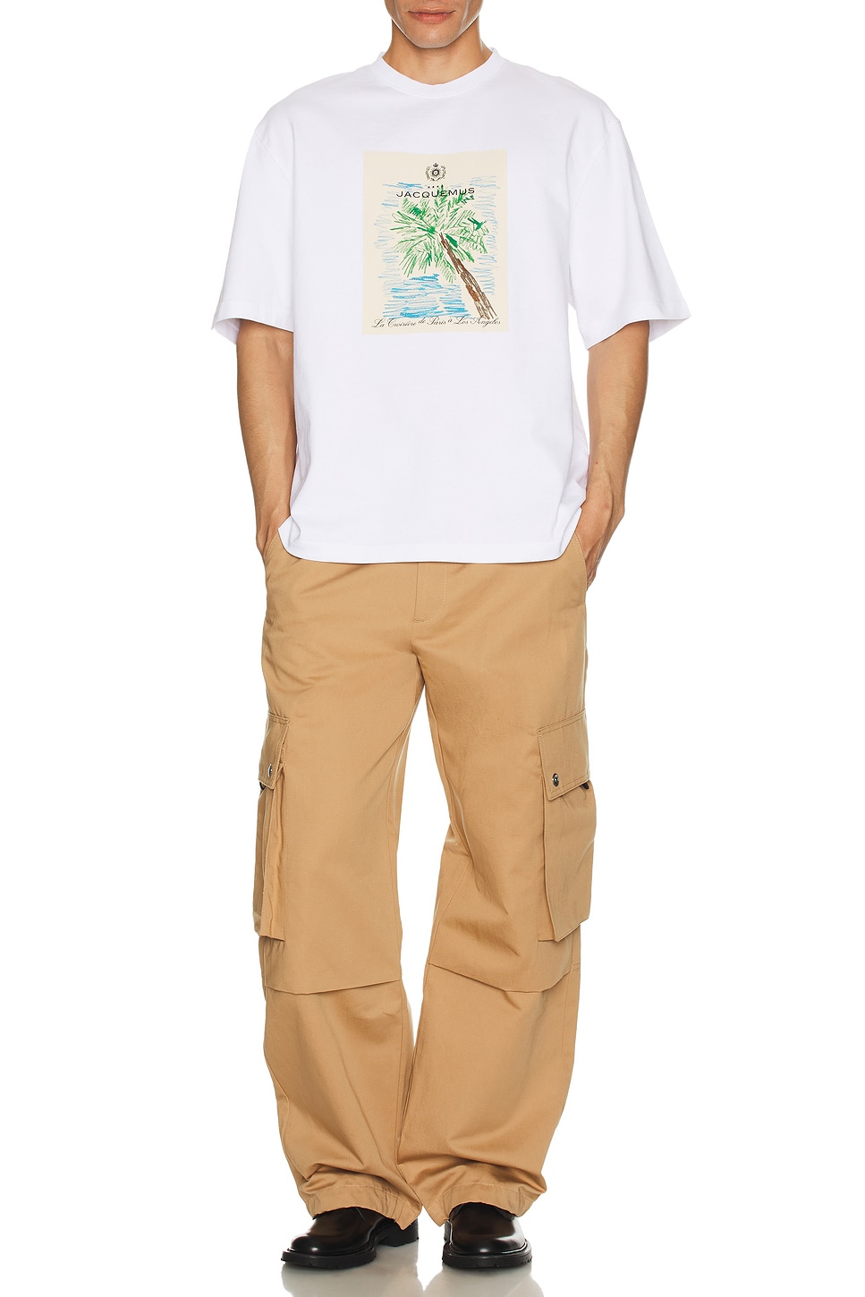 Image 1 of JACQUEMUS Le Cargo Pant in Camel