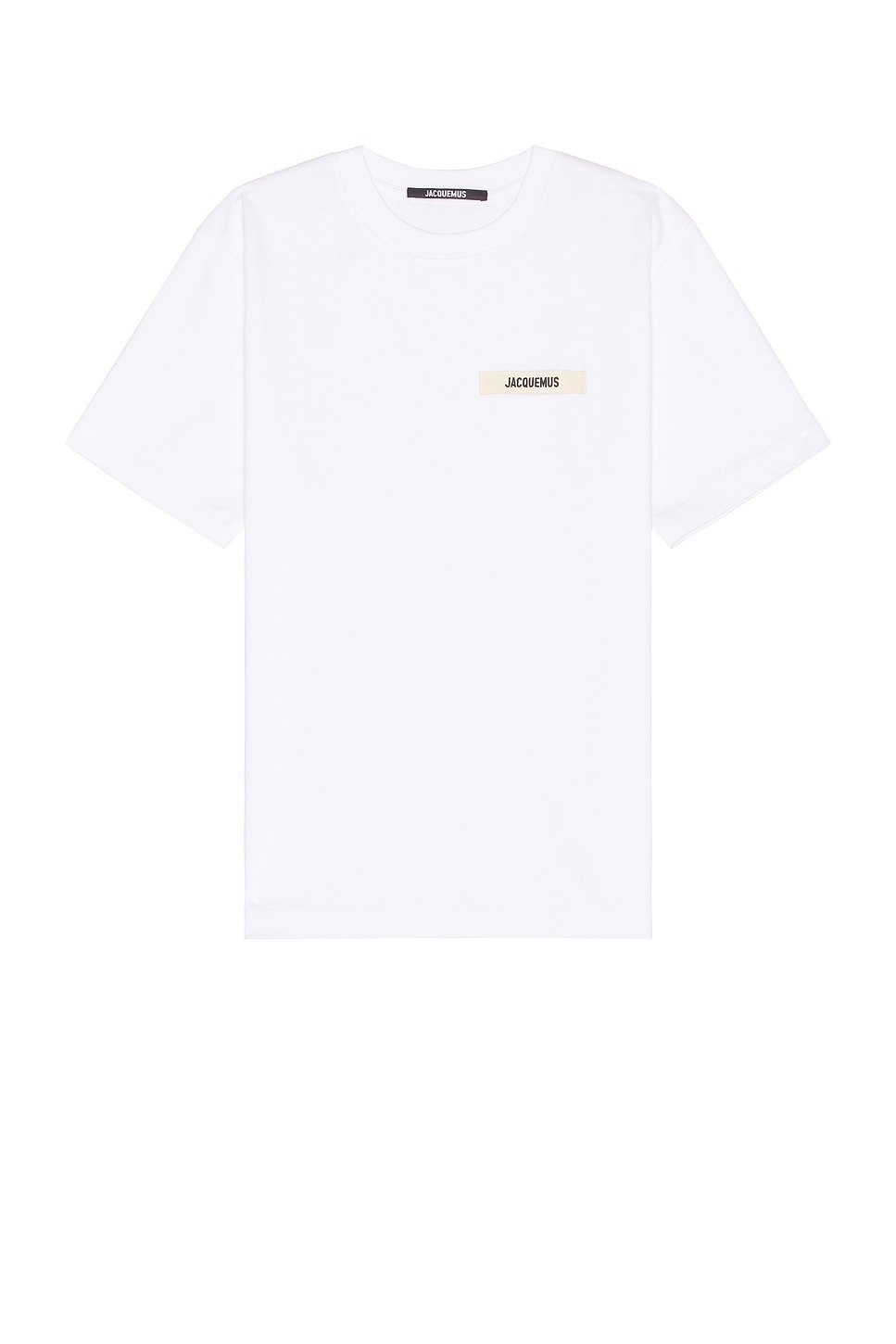 Image 1 of JACQUEMUS Le Tshirt Gros Grain in White