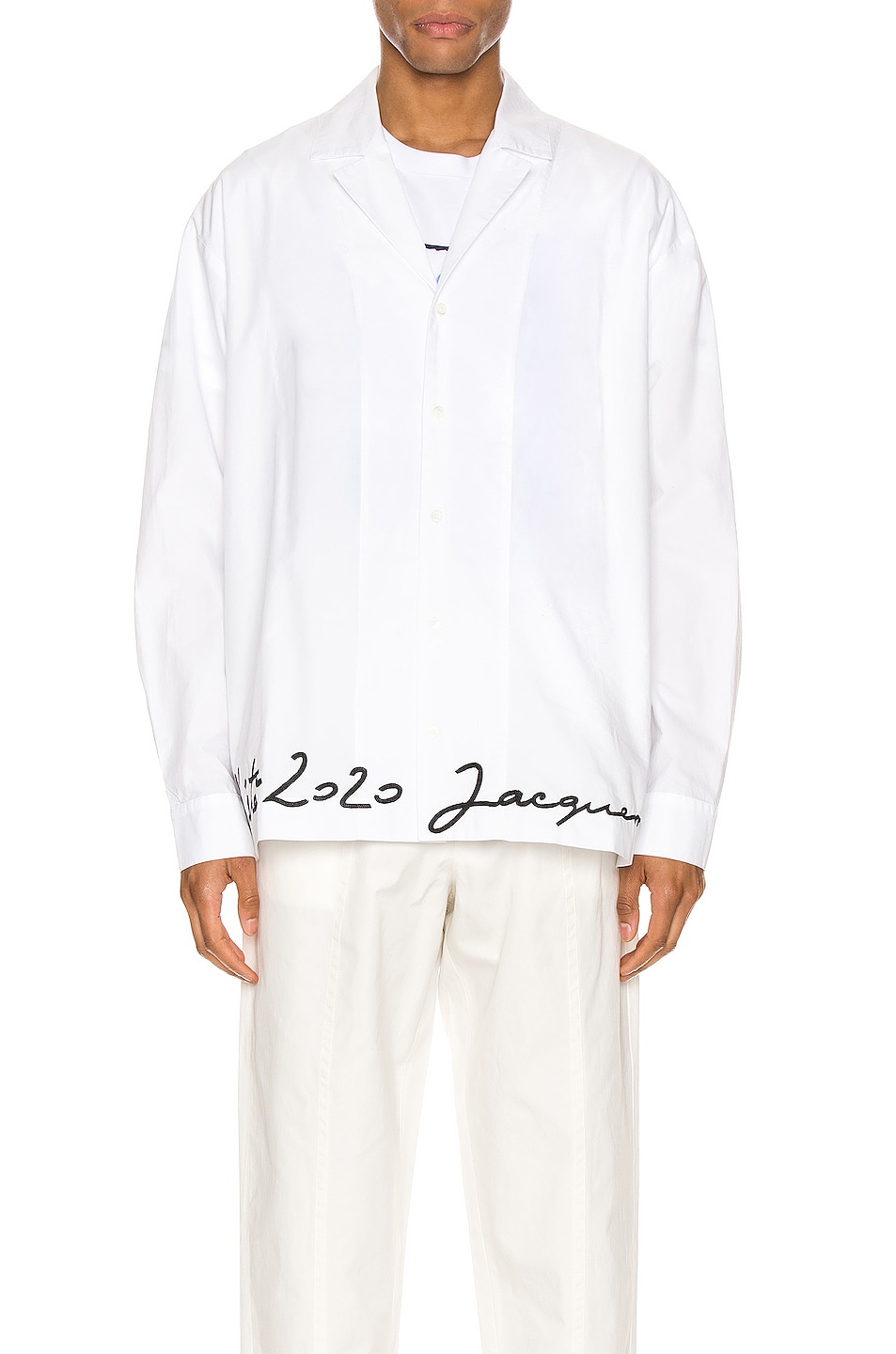 Image 1 of JACQUEMUS Coup De Soleil Shirt in White