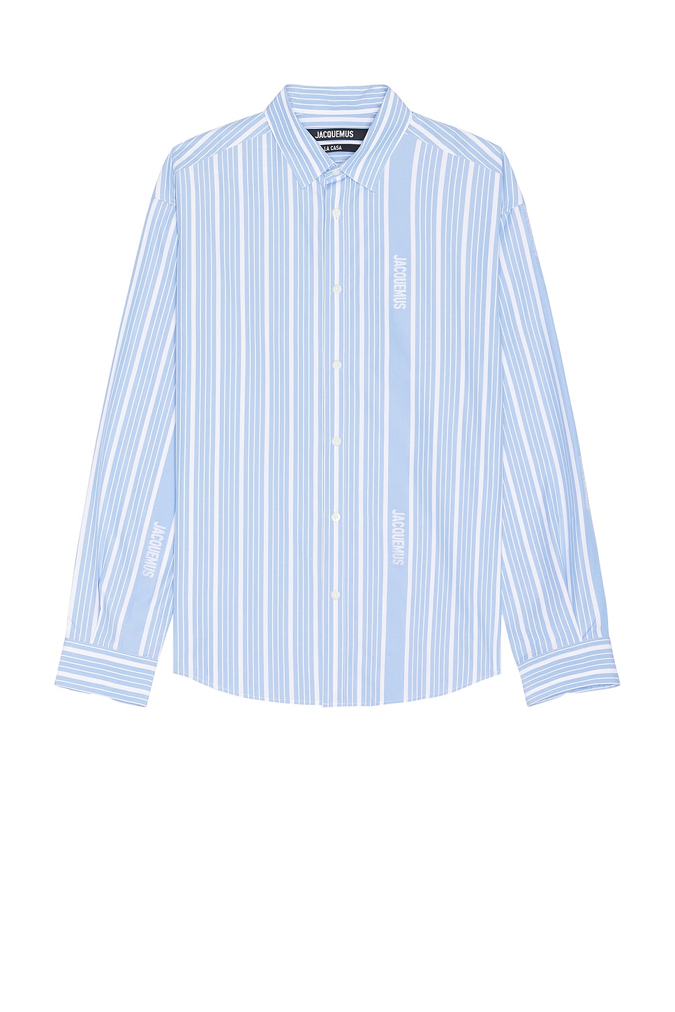 Image 1 of JACQUEMUS La Chemise Simon in Jacquard Business Big Log