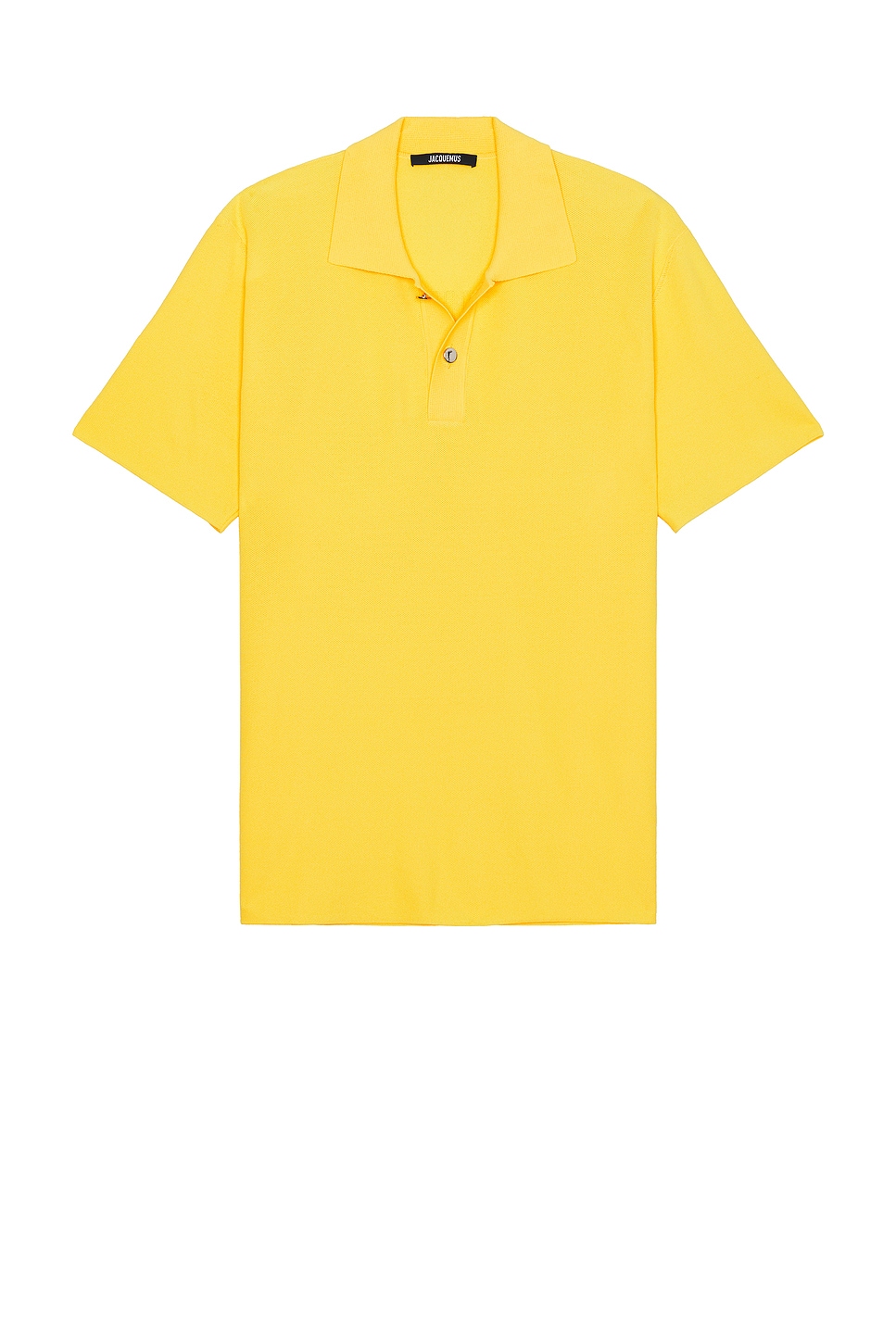 Shop Jacquemus Le Polo Maille In Yellow