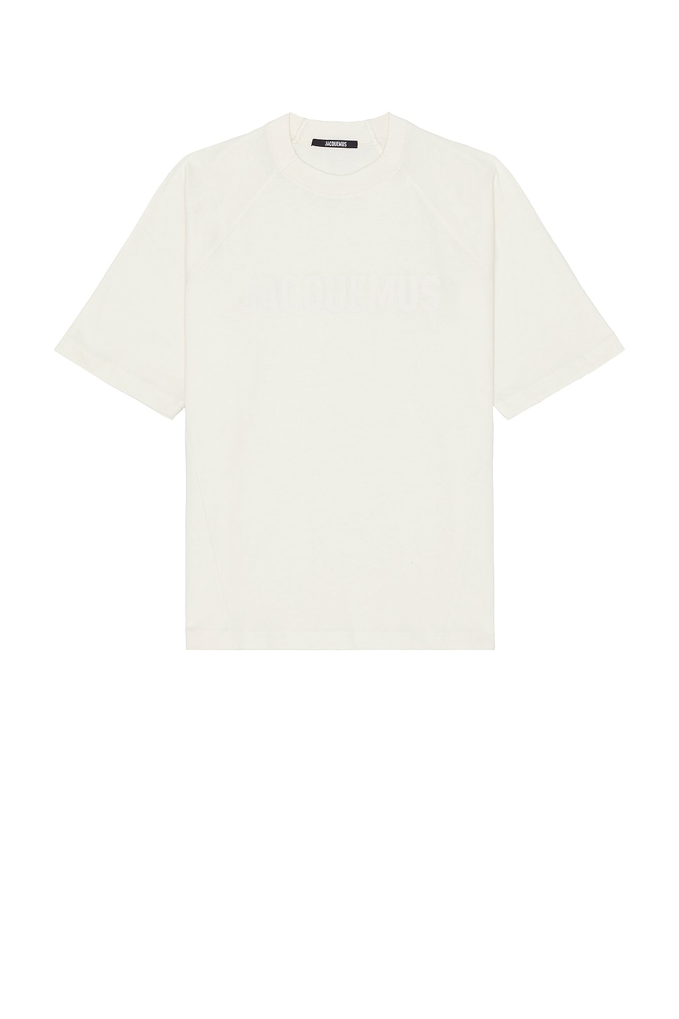 Image 1 of JACQUEMUS Le T-Shirt Typo in Light Beige