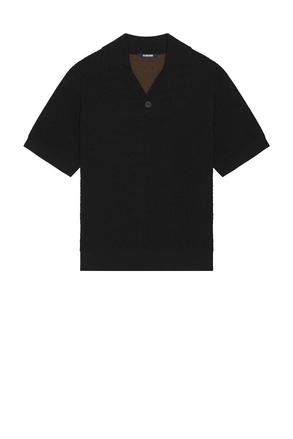 Image 1 of JACQUEMUS Le Polo Scala in Black