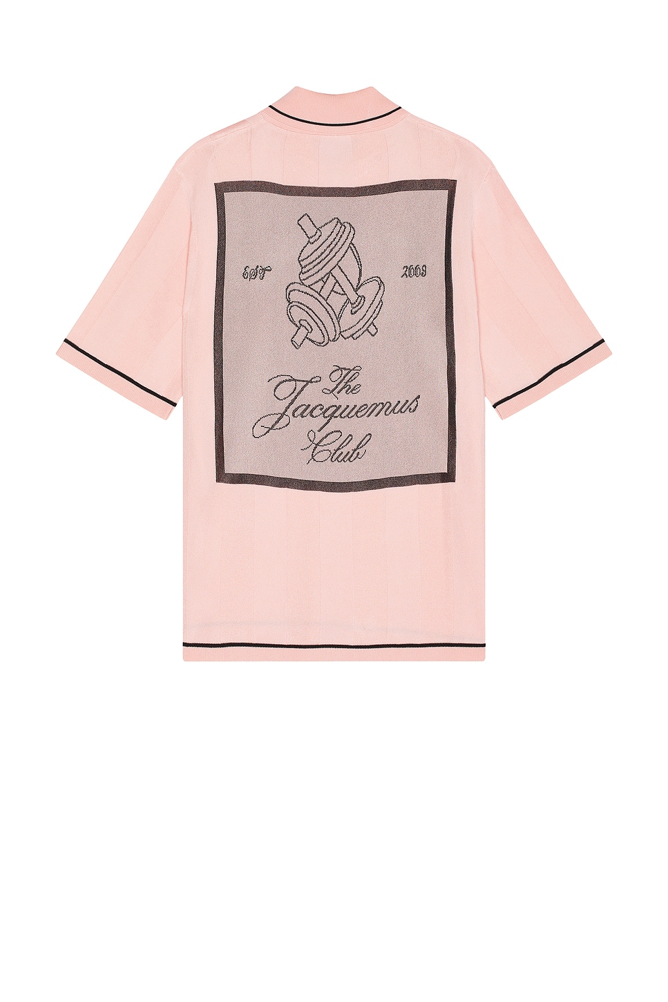 Image 1 of JACQUEMUS Le Polo Liga in Light Pink