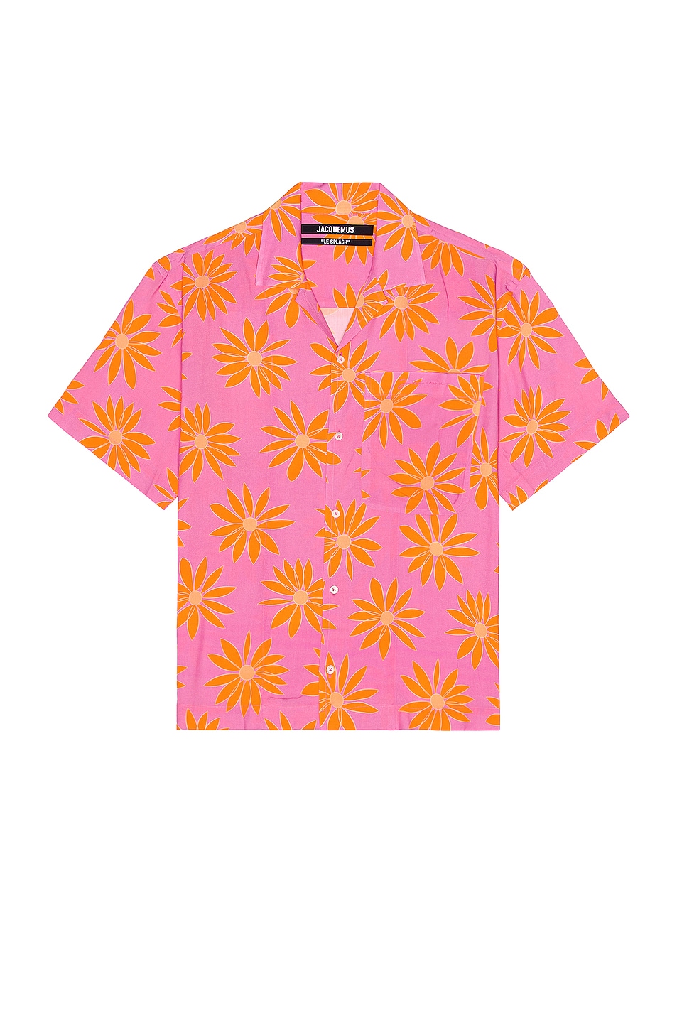 Image 1 of JACQUEMUS Jean Shirt in Orange & Pink