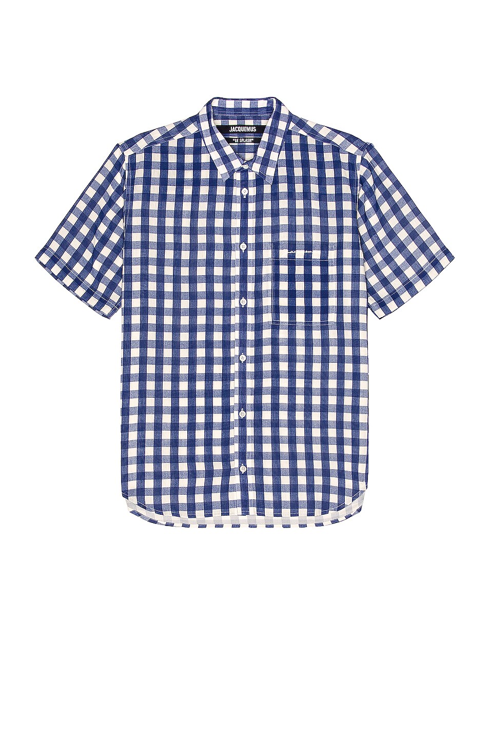 Image 1 of JACQUEMUS Melo Shirt in Navy Check