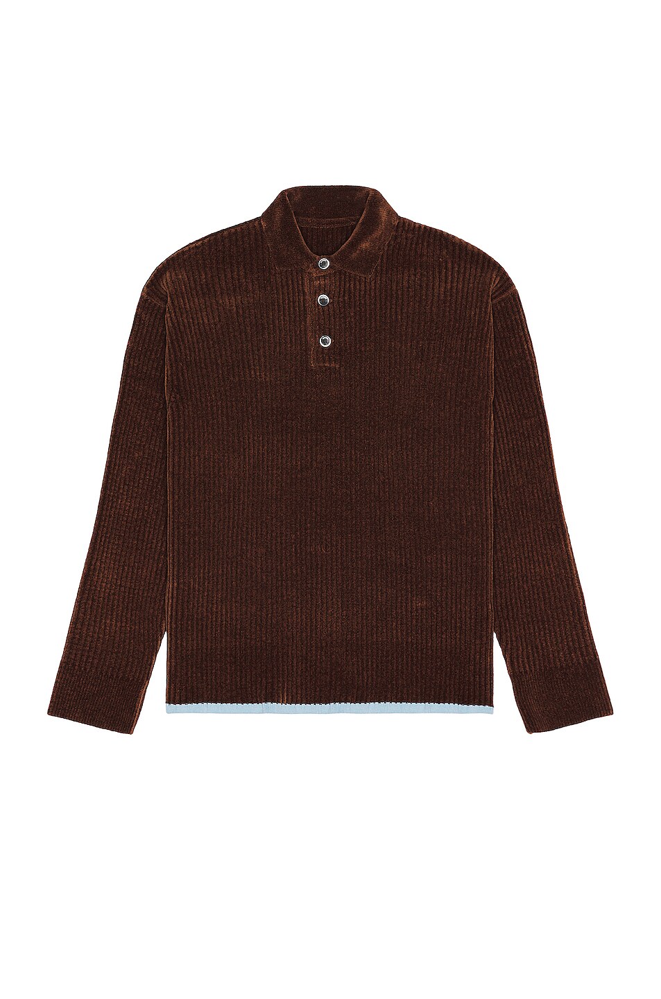 Image 1 of JACQUEMUS Le Polo Duci in Brown