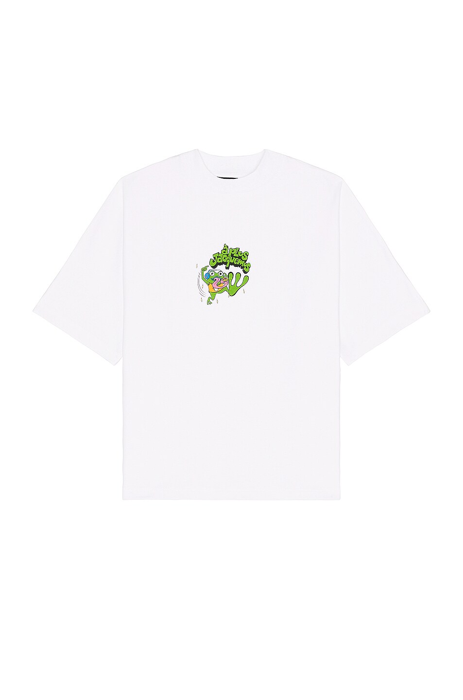 Image 1 of JACQUEMUS Le Tshirt Grenouille in Print Frog White