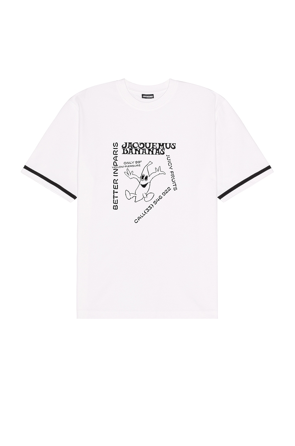 Image 1 of JACQUEMUS Le Tshirt Banana in White