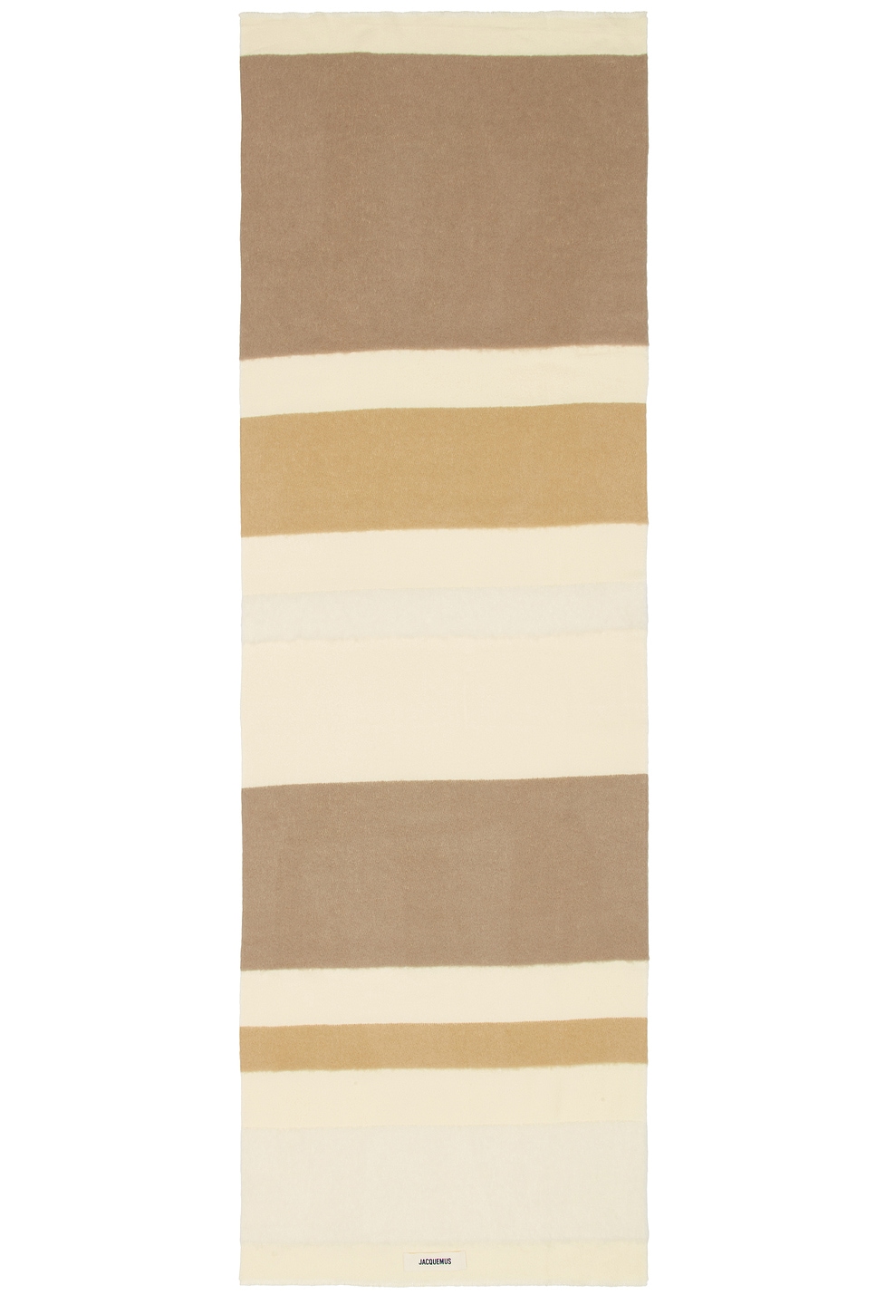 Shop Jacquemus L'echarpe Arazzo In Multi Beige