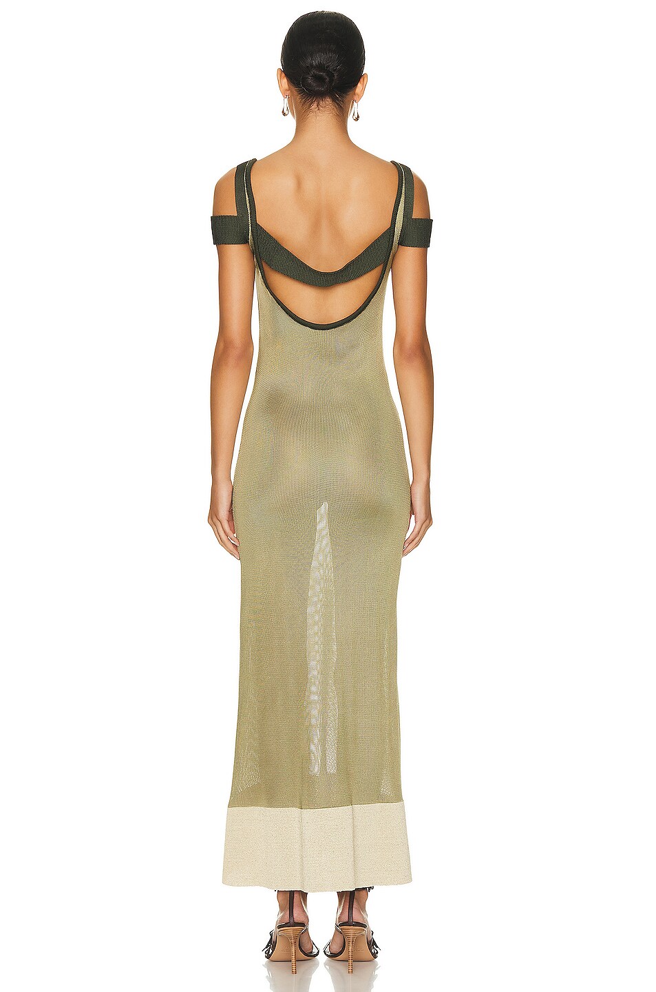 JACQUEMUS La Robe Camargue in Light Khaki | FWRD