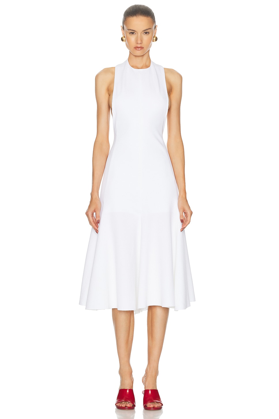 Shop Jacquemus La Robe Favola In White