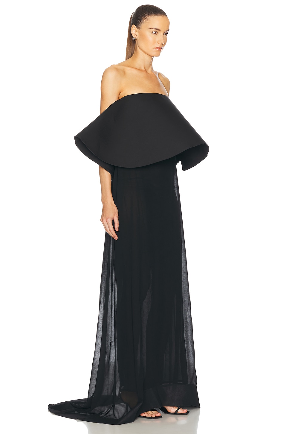 Jacquemus Maxi Dress The Vela In Black