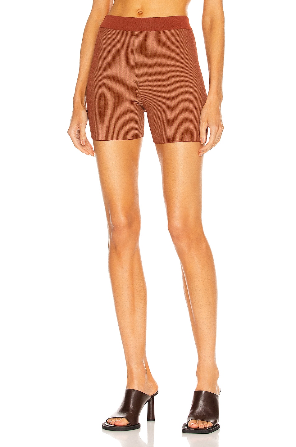 Image 1 of JACQUEMUS Le Short Arancia in Brown