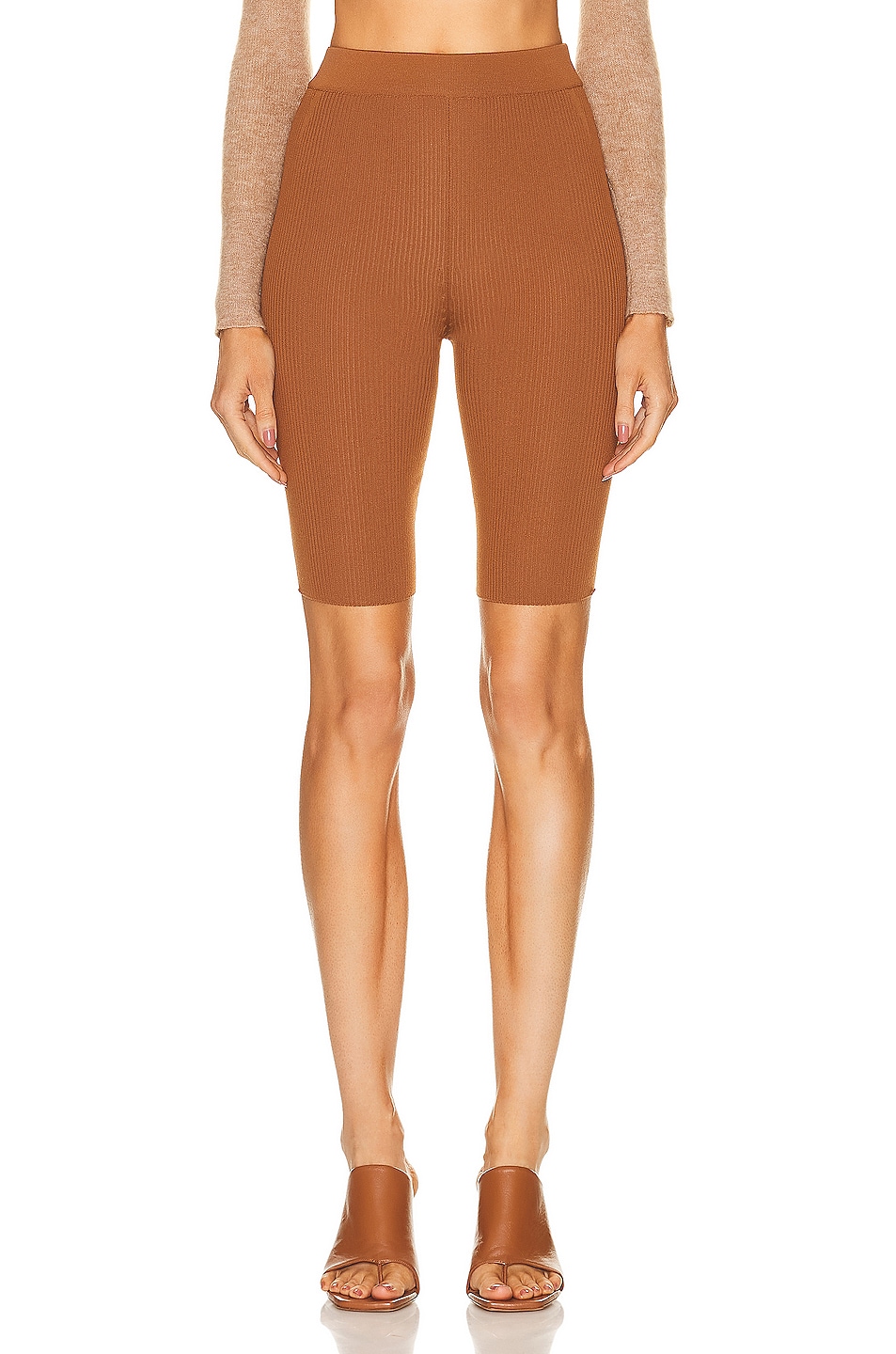 Image 1 of JACQUEMUS Le Short Lucca in Brown
