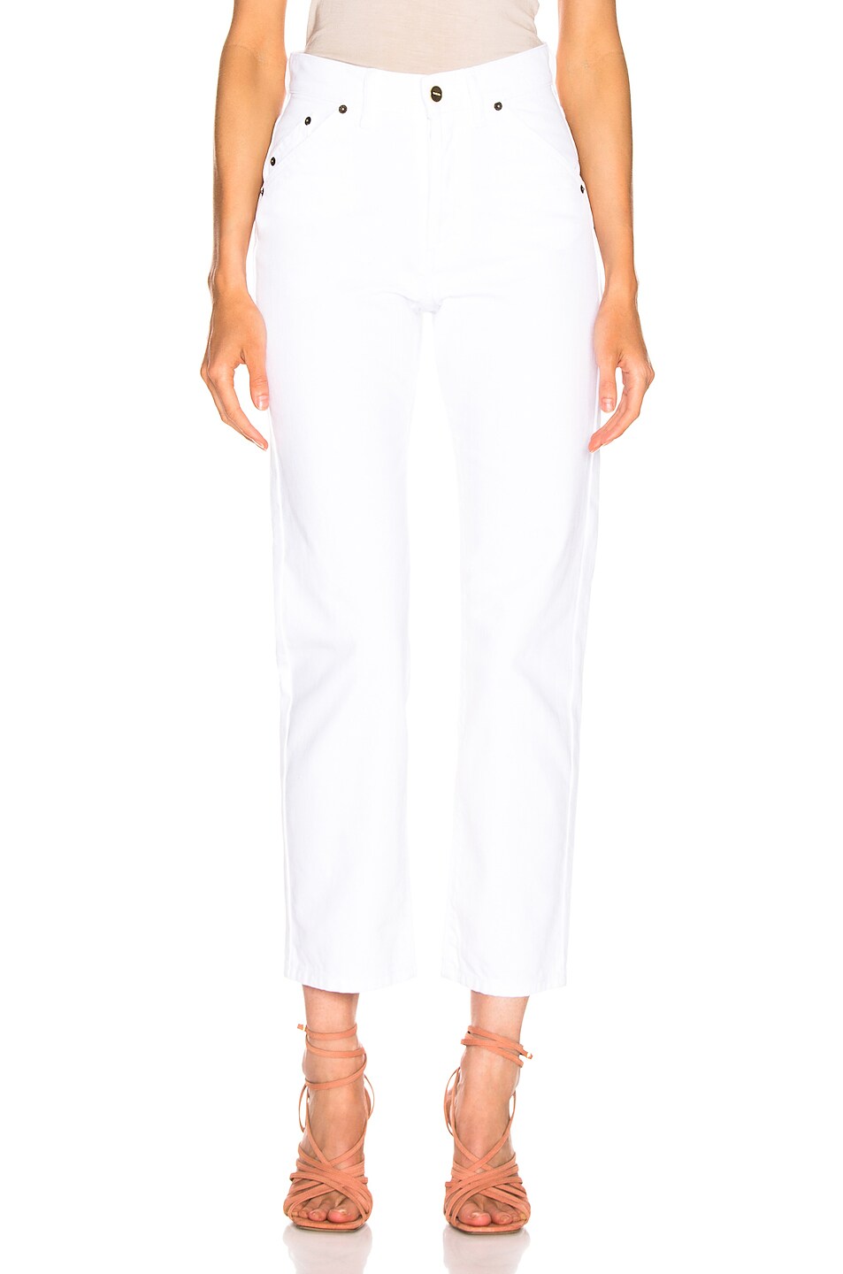 Image 1 of JACQUEMUS Le Jean in White