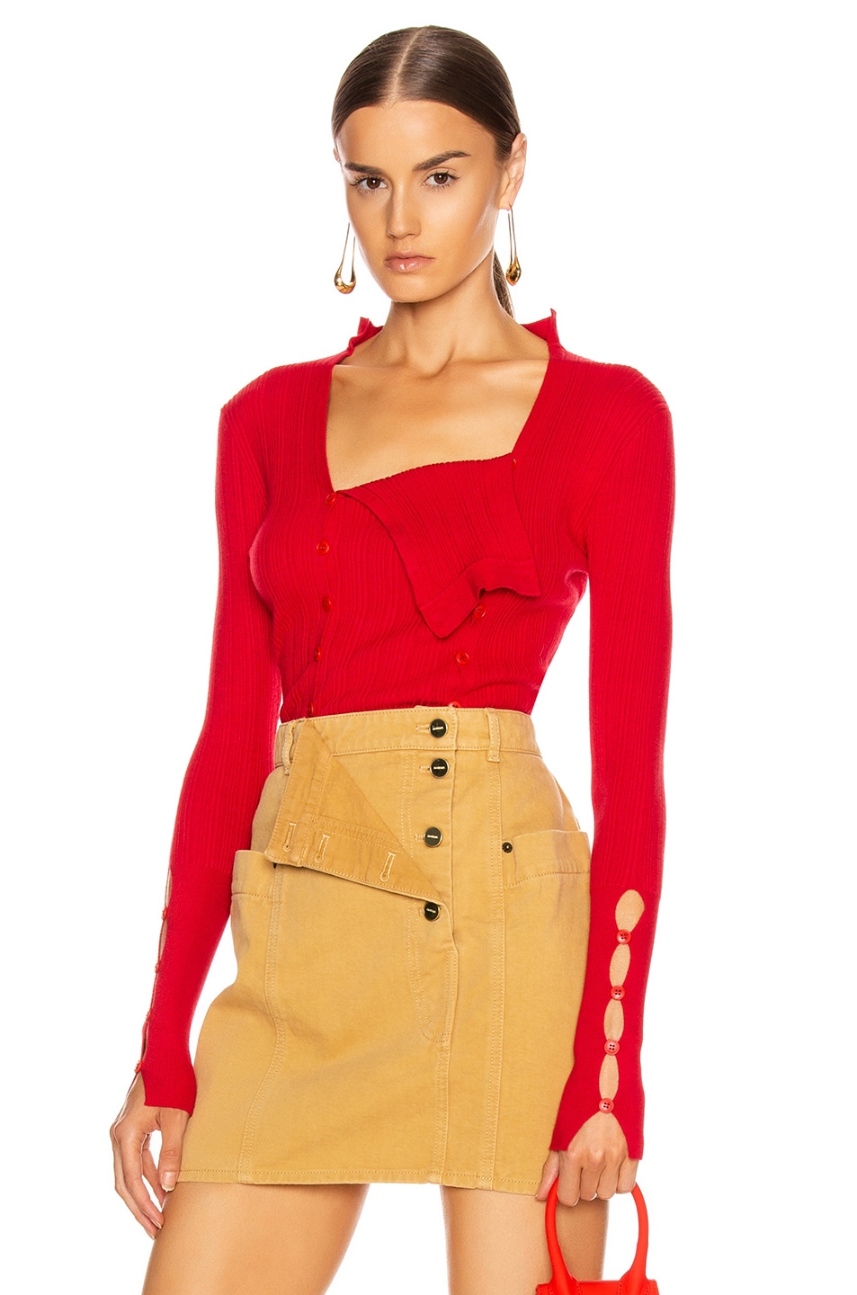 Image 1 of JACQUEMUS La Maille Azur in Red