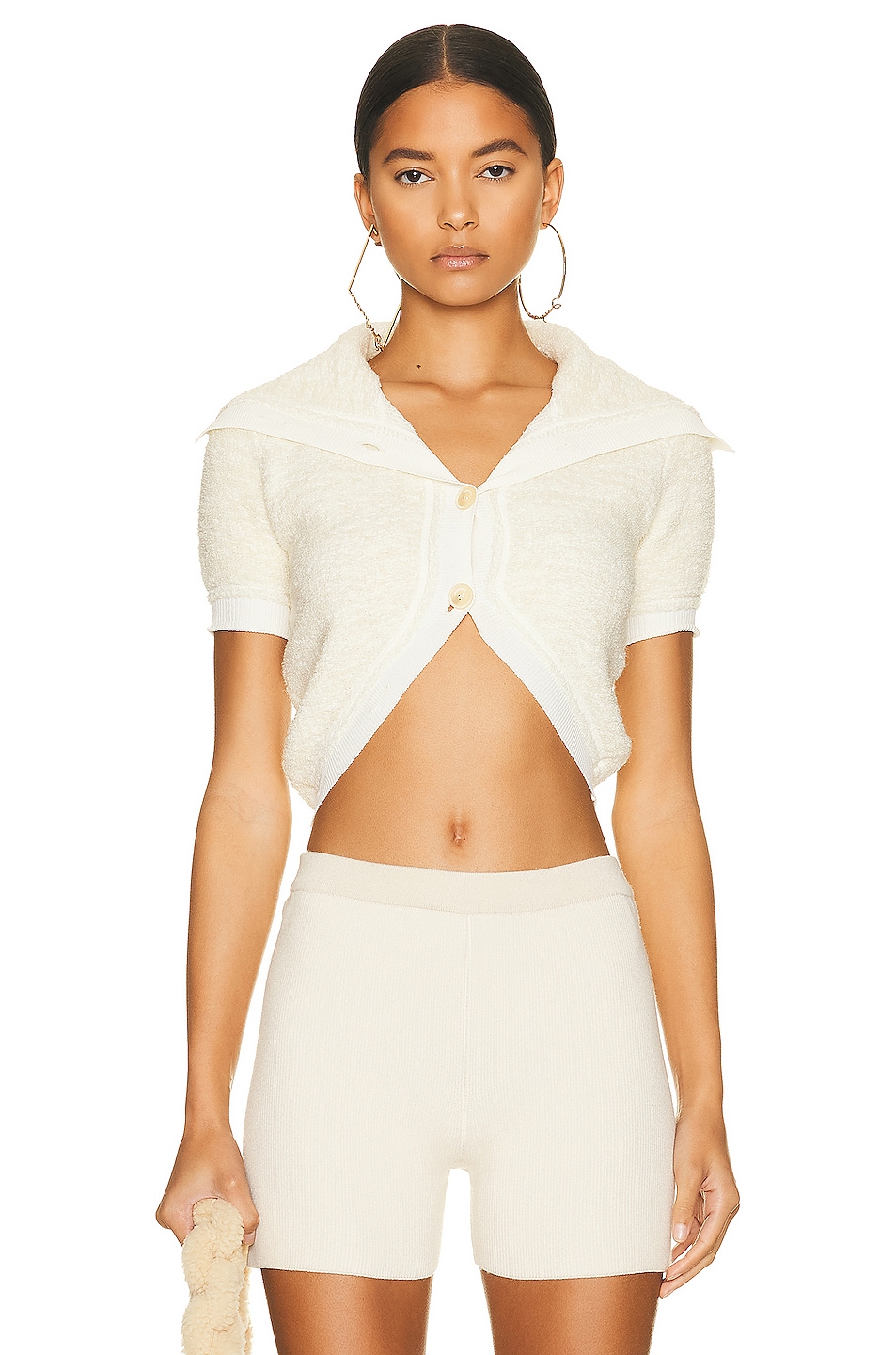 Image 1 of JACQUEMUS Le Cardigan Campana in Off-White