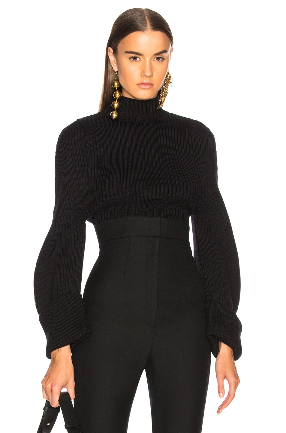 Image 1 of JACQUEMUS Francoise Sweater in Black