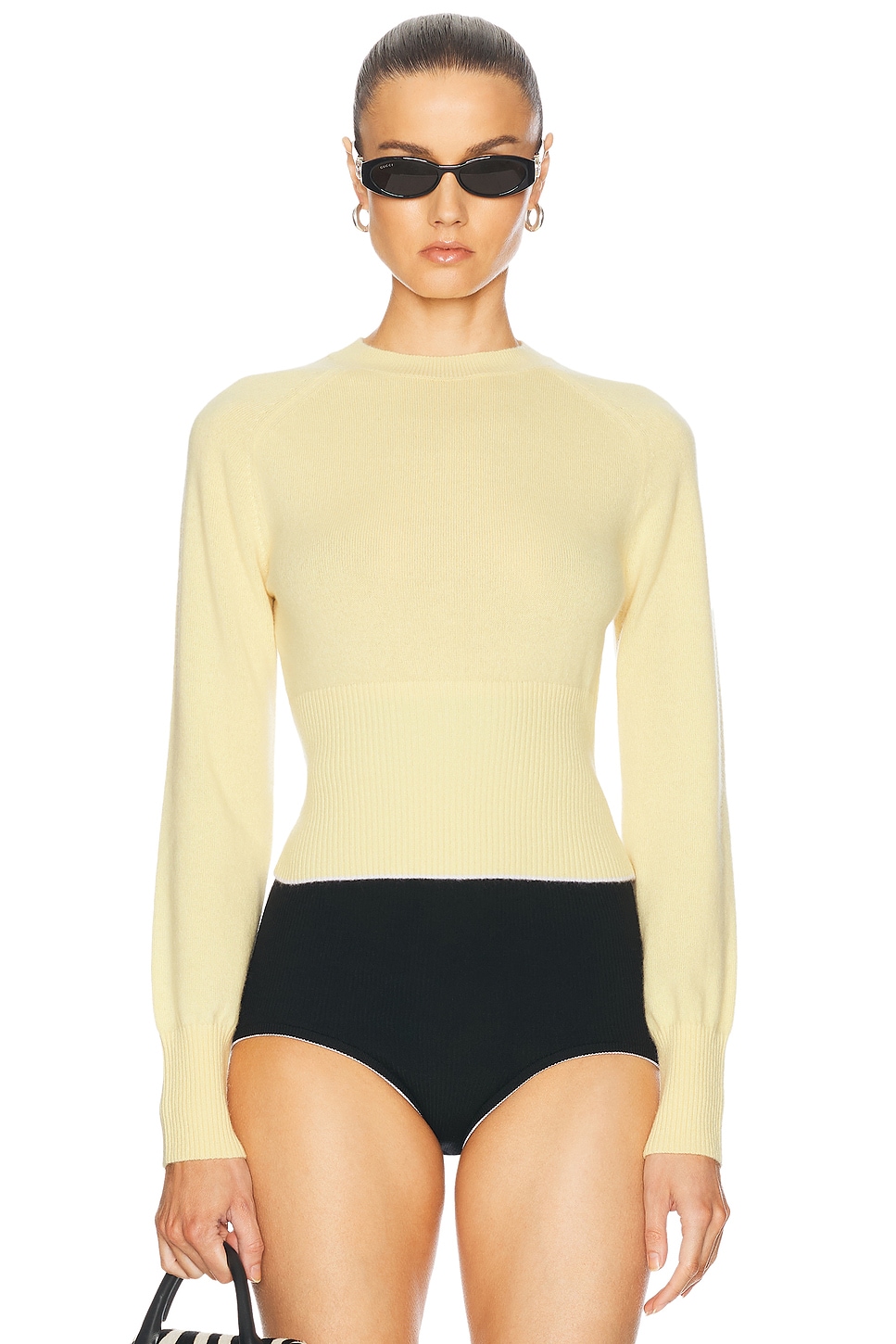 Image 1 of JACQUEMUS La Maille Soglia in Light Yellow