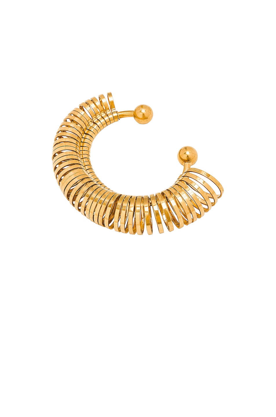 Image 1 of JACQUEMUS Le Bracelet Baguier in Gold