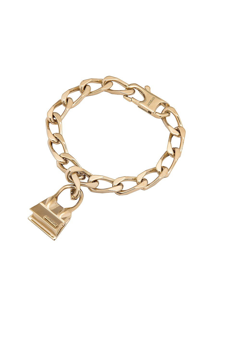 Image 1 of JACQUEMUS Le Bracelet Chiquito in Light Gold