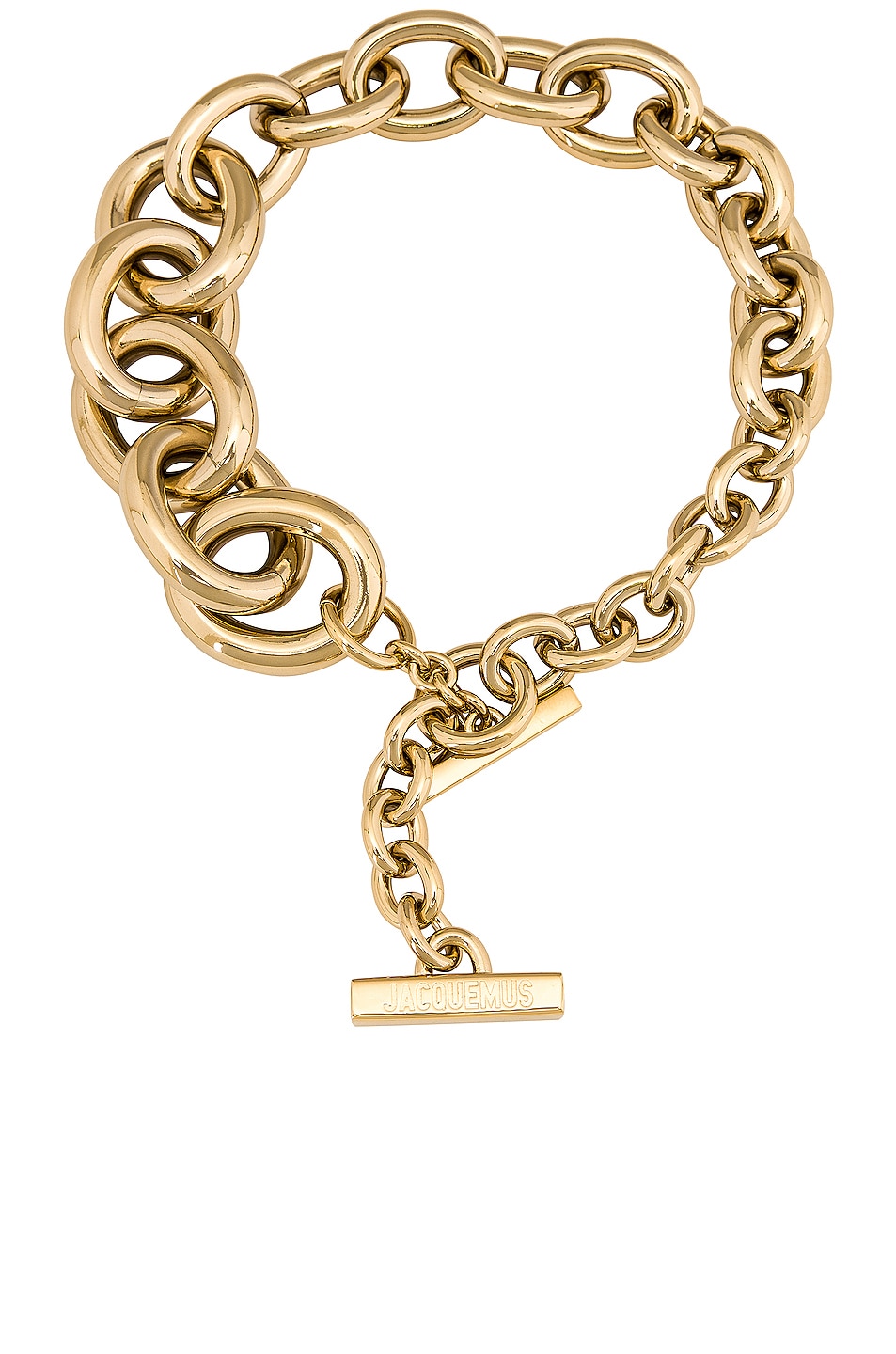Image 1 of JACQUEMUS Le Collier Noli in Light Gold