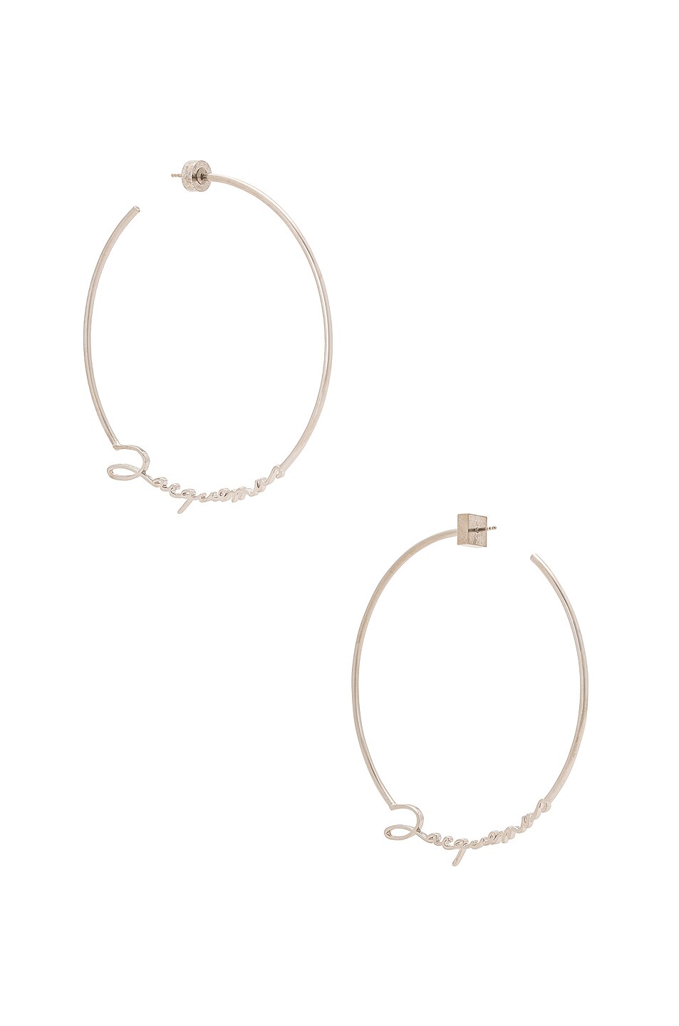 Image 1 of JACQUEMUS Les Creoles Jacquemus Earrings in Silver
