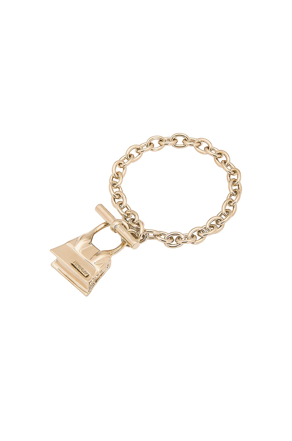 JACQUEMUS Le Bracelet Chiquito Barr in Light Gold | FWRD