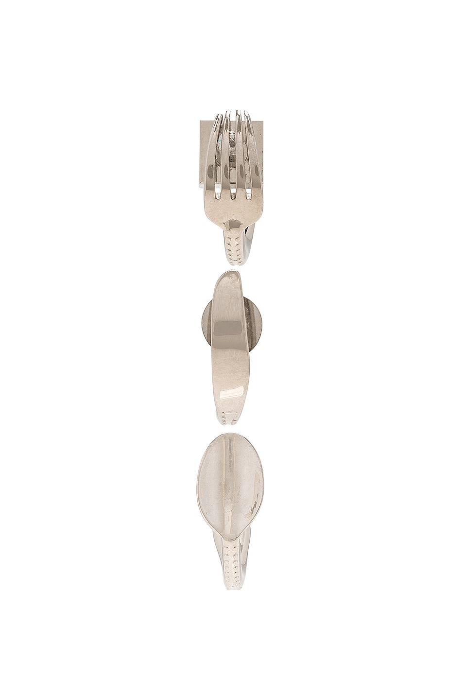 Image 1 of JACQUEMUS Les Boucles Couverts in Silver