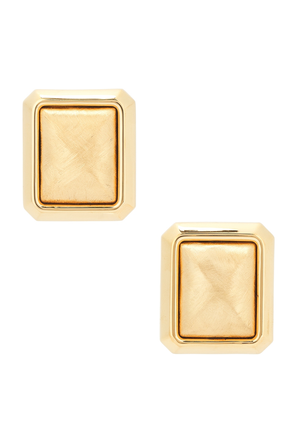 Image 1 of JACQUEMUS Les Pendants Carre in Gold