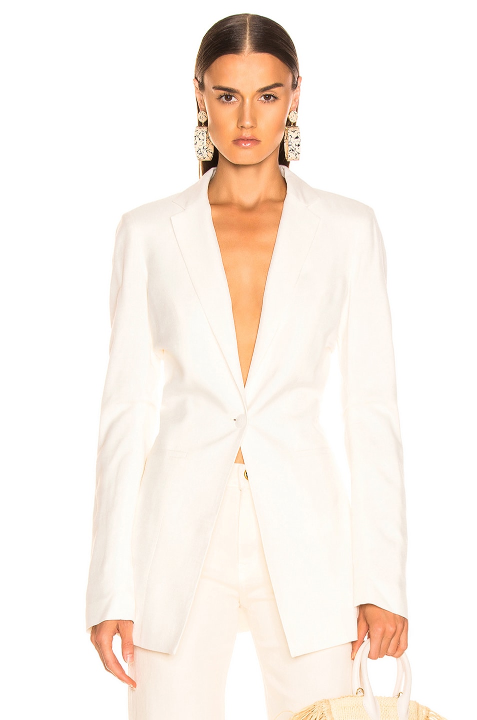 Image 1 of JACQUEMUS Bergamo Jacket in Off White