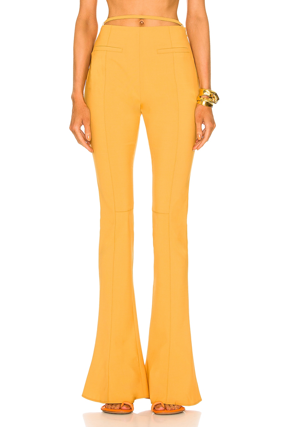 Image 1 of JACQUEMUS Le Pantalon Tangelo in Orange