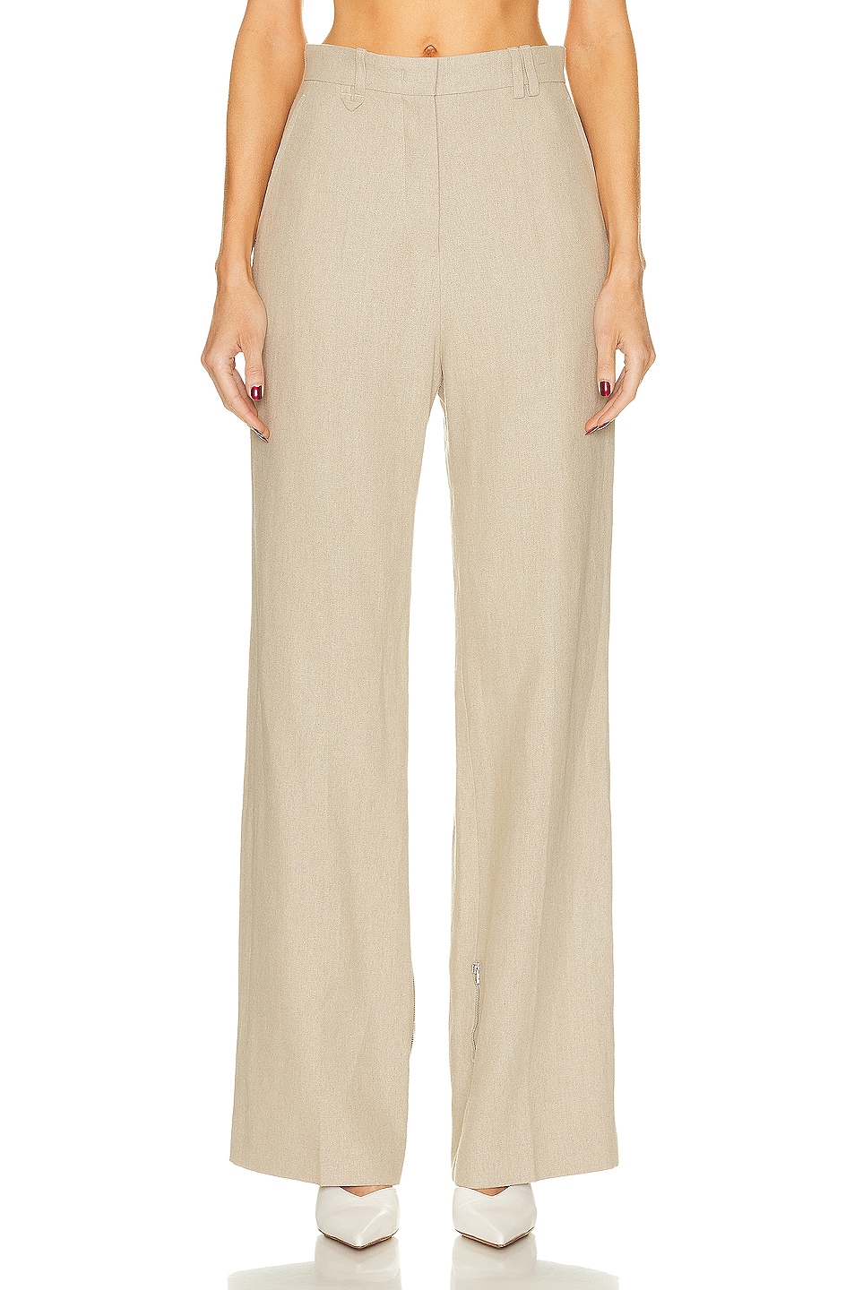 JACQUEMUS Le Pantalon Astouin in Beige | FWRD