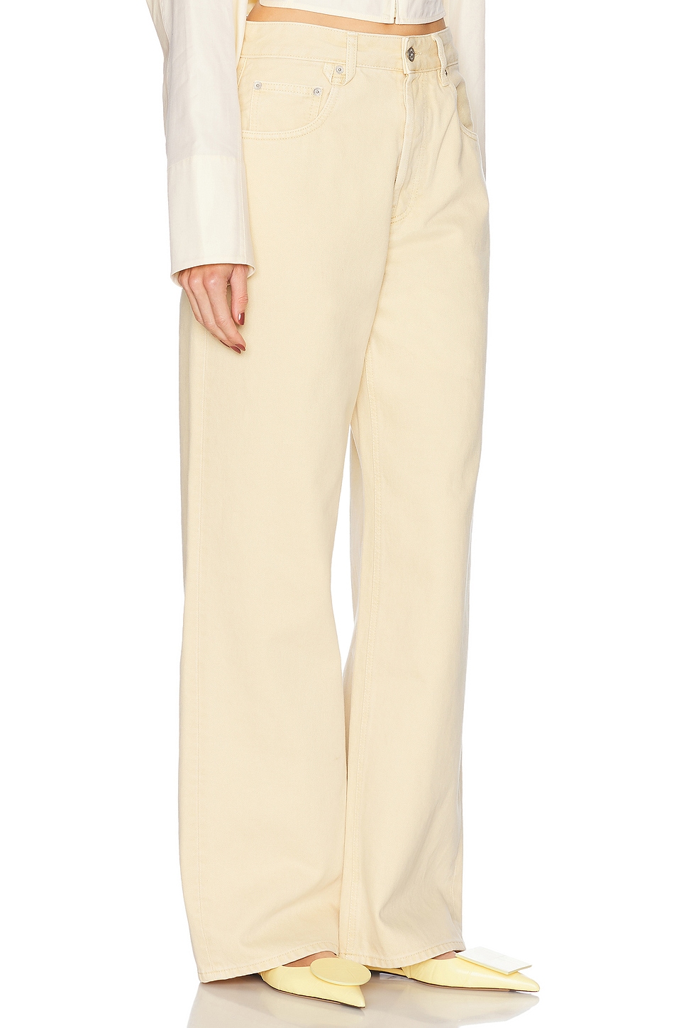 Jacquemus Le De-nîmes Large In Light Beige