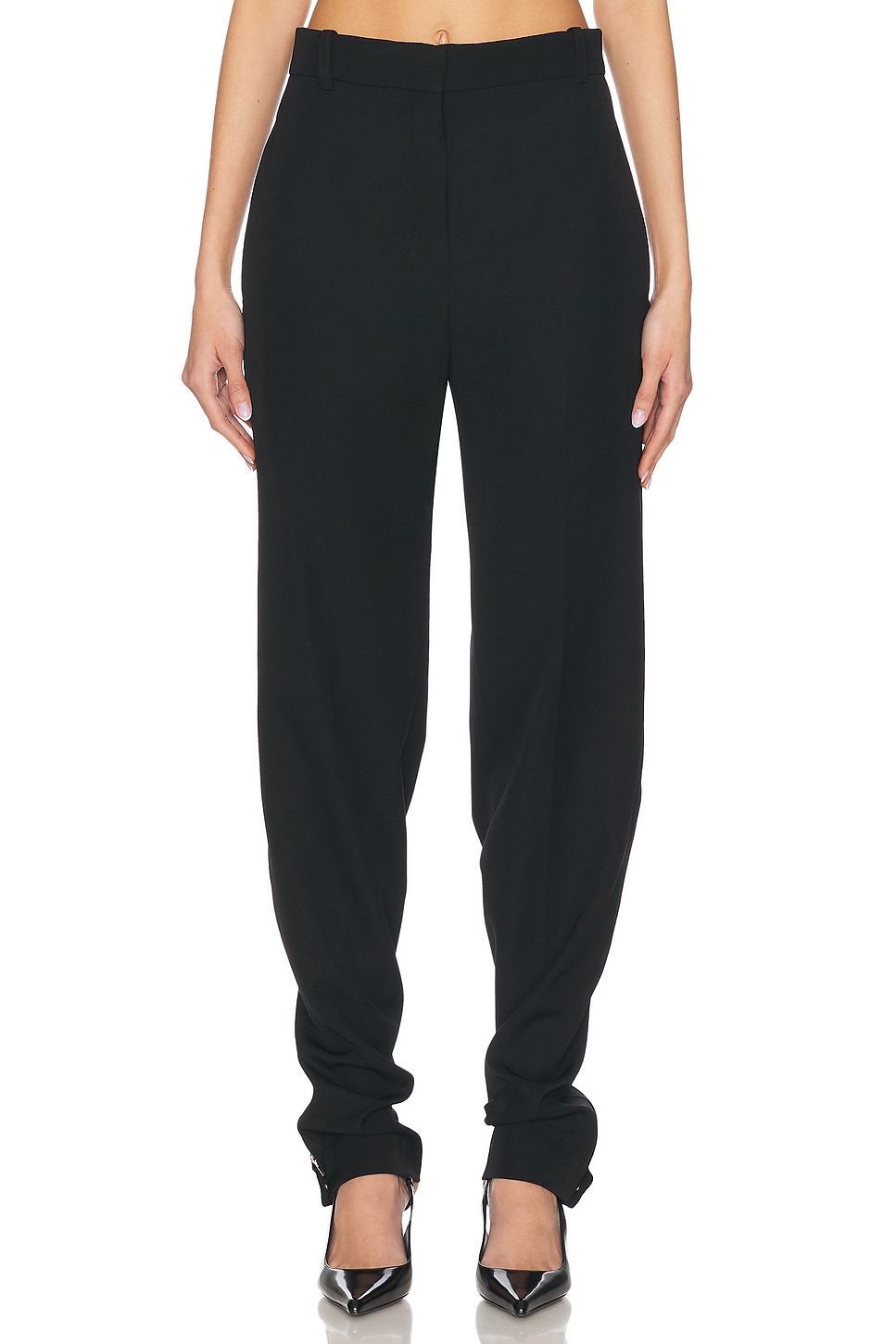 Shop Jacquemus Le Pantalon Mirada In Black