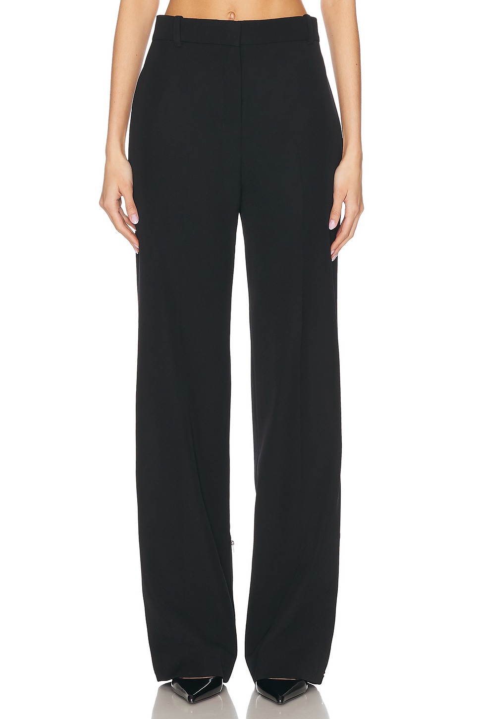 Shop Jacquemus Le Pantalon Mirada In Black