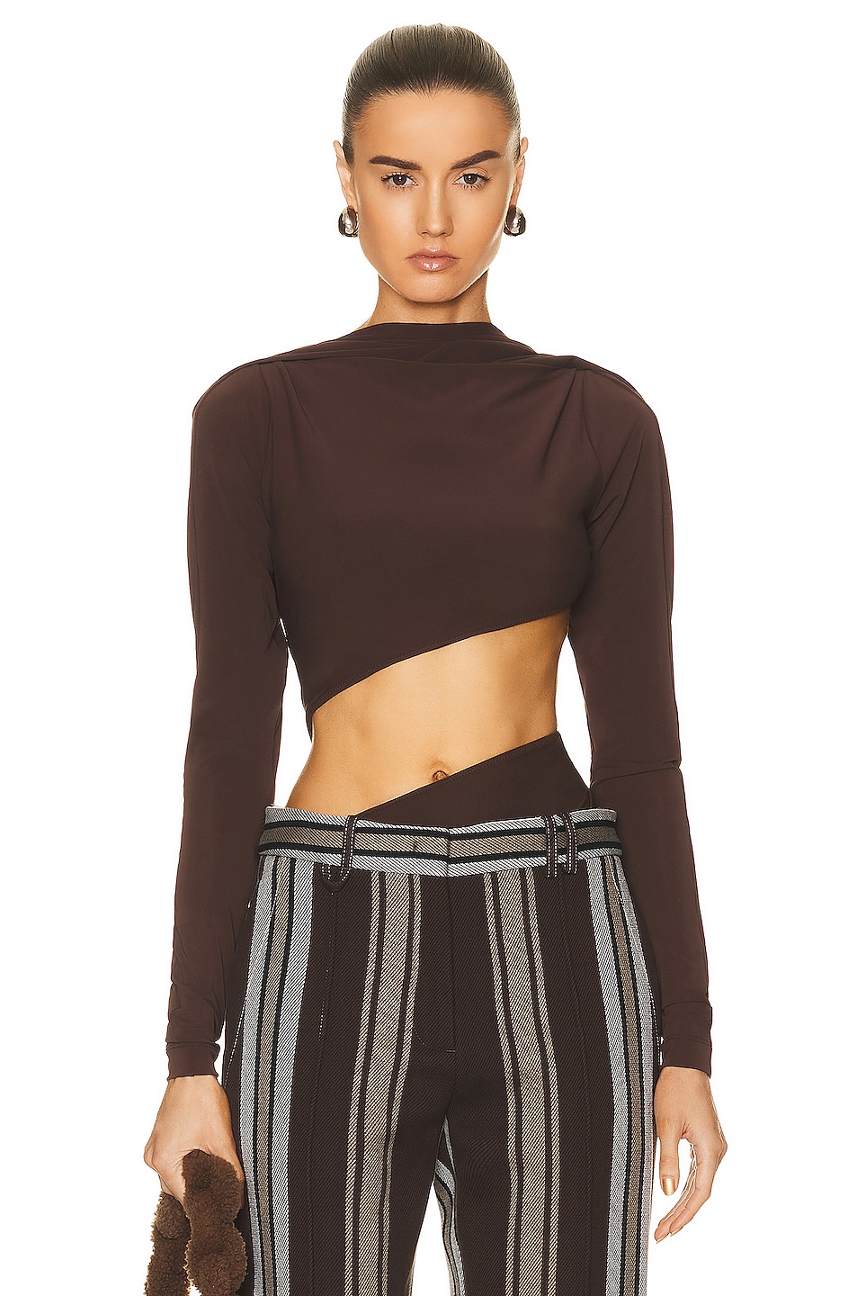 Image 1 of JACQUEMUS Le Body Carozzu in Brown