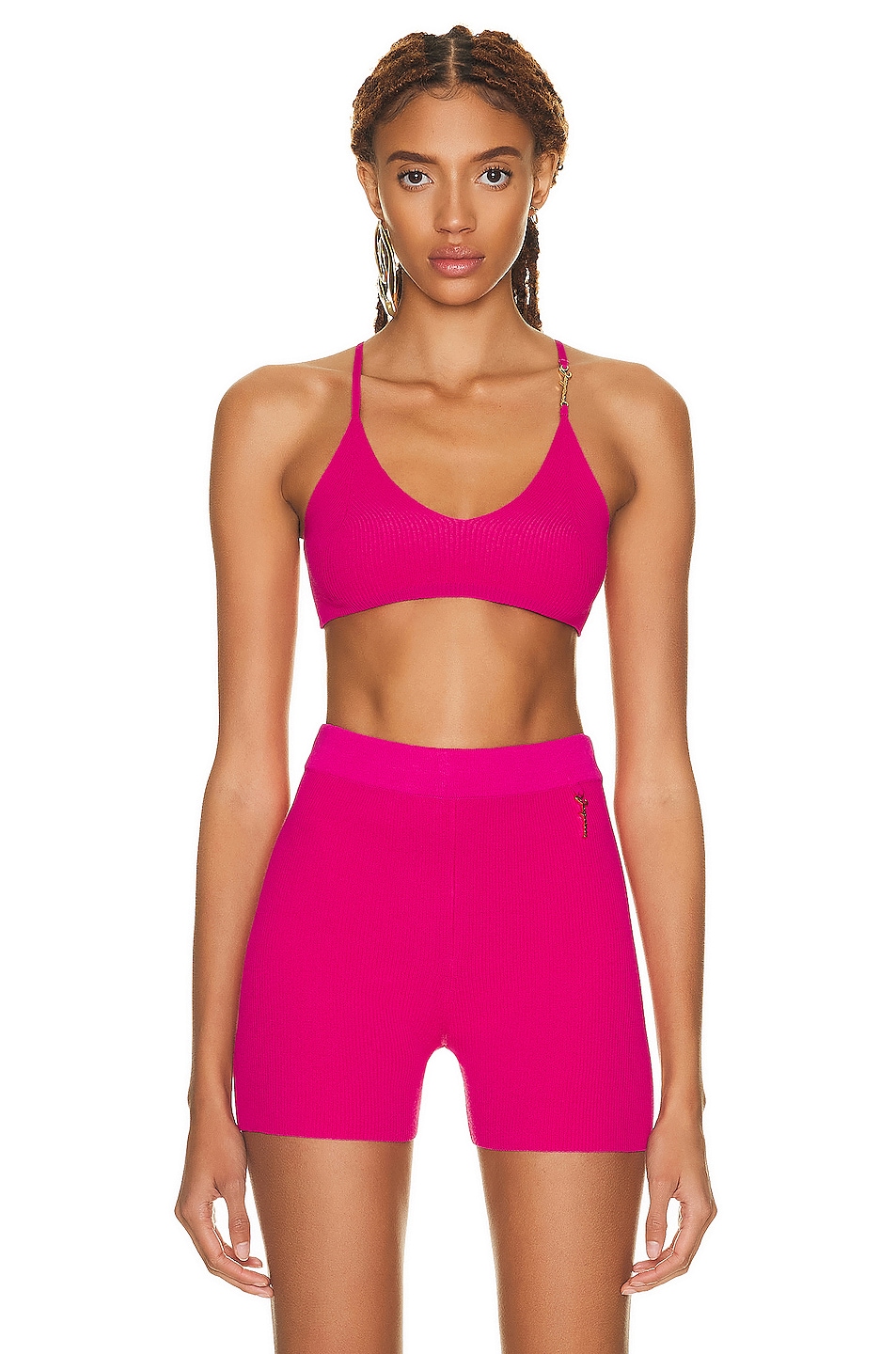 Image 1 of JACQUEMUS Le Bandeau Pralu in Pink